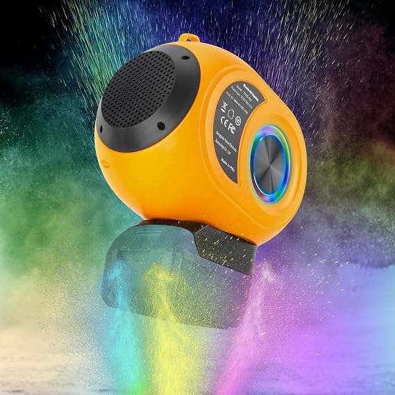 Bluetooth Speaker for Dewalt 20V Max Li-ion Battery, Portable Speaker with 25W Tweeters, TWS Pairing, USB-A/C Port, Wireless Speaker for Garage Outdoor(Battery Not Included)