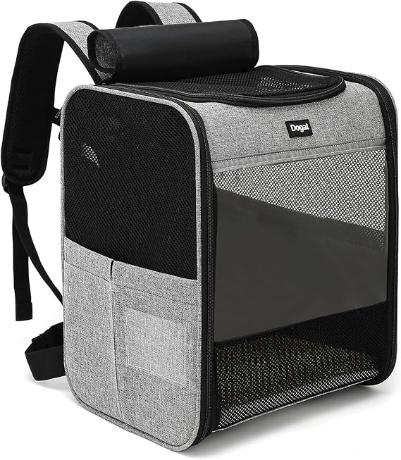 Cat Backpack Carrier for Small Dogs Cats, Grey