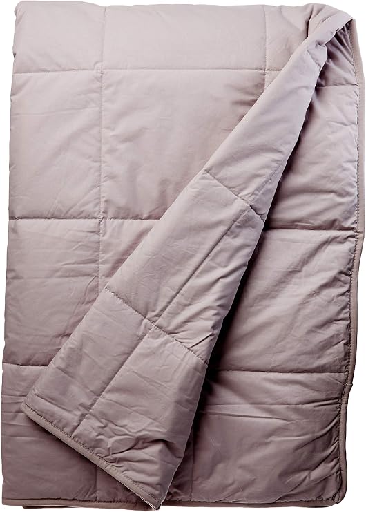 Cotton Loft pure 100% Sustainable Cotton Filled Blanket, Twin, Grey (2048935)