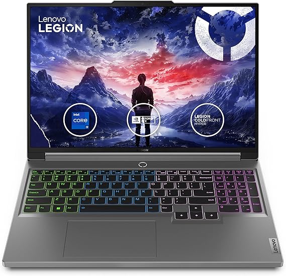Lenovo Legion 5 16IRX9 2024 Gaming Laptop 16" WQXGA IPS 240Hz 24-Core Intel i9-14900HX 32GB DDR5 1TB SSD NVIDIA GeForce RTX 4060 8GB GDDR6 Wi-Fi 6E RGB Backlit Keyboard Win11 Pro w/ONT 32GB USB