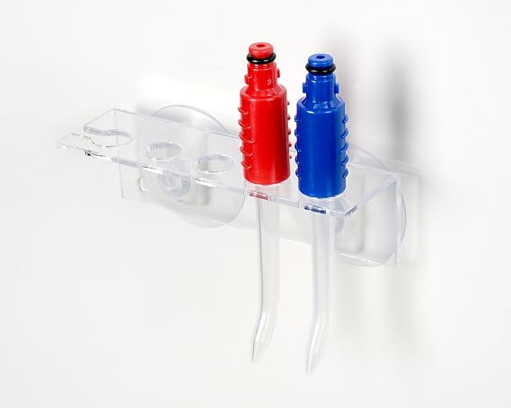 Oral Breeze | Red & Blue Replacement Tips | Water Flosser Irrigator Tips | Compatible with All Oral Breeze Products