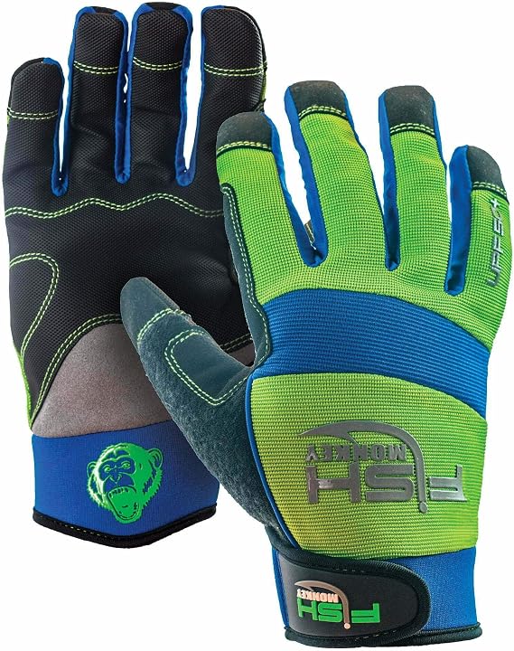 Fish Monkey Easy Work Non-Slip Grip Fishing Glove