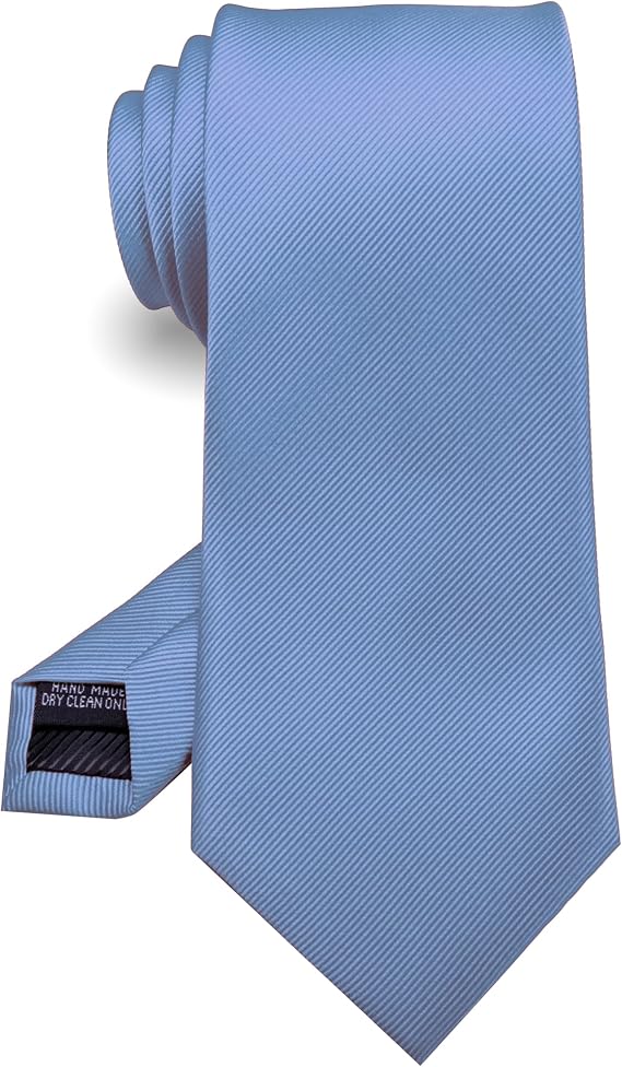 RBOCOTT Solid Color Tie Formal Necktie for Men