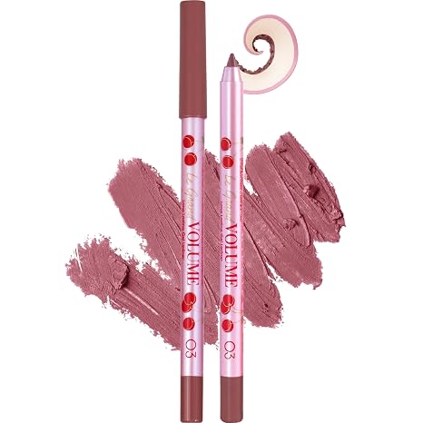 VIVIENNE SABO Le Grand Volume Gel Lip Liner 03 Cold Nude - Long-Lasting Contour Pen Waterproof Smudge-proof Creamy Texture Highly Pigmented Sharpenable Premium Make-Up Cosmetics Cruelty Free