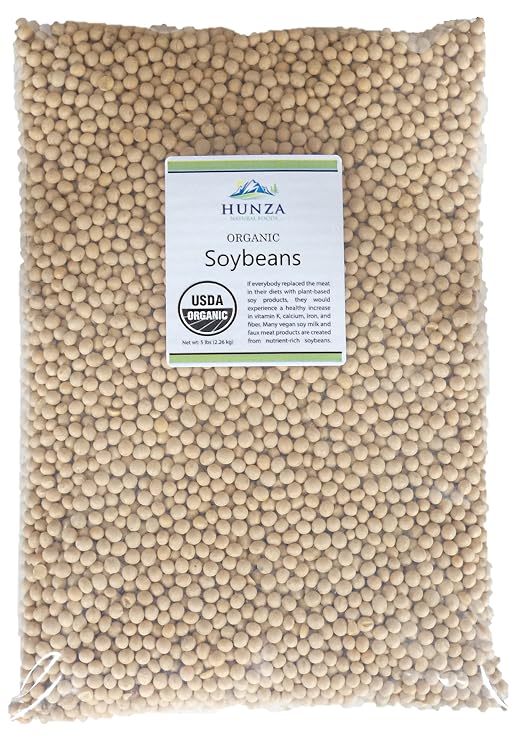 Hunza Organic Soybeans (5 lbs)