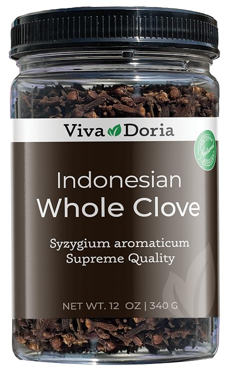 Viva Doria Whole Cloves, Hand Picked Indonesian Clove Buds, 12 Oz (340 grams)