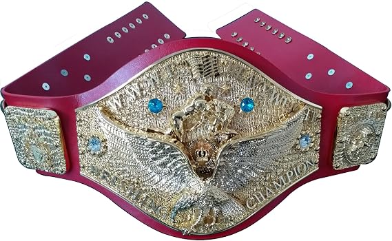 Fandu Belts WWWF Mulka-style Heavyweight Wrestling Title Belt Championship 7.7lbs