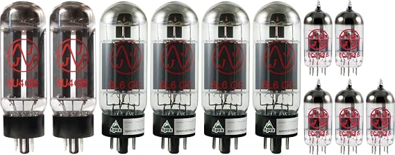 PLESIU tiiosyse Mesa Boogie Dual Rectifier Tube Set, JJ Tubes (x4 6L6GC, x5 12AX7, x2 5U4GB), Apex Matched