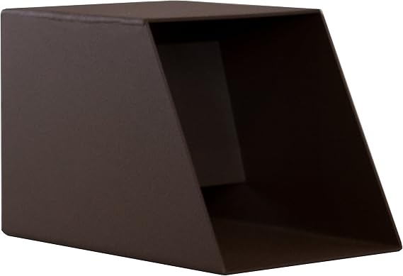 Cecetto 4" Square Water Fountain Spout Scupper for Pool Pond Fountain Water Feature - Brown