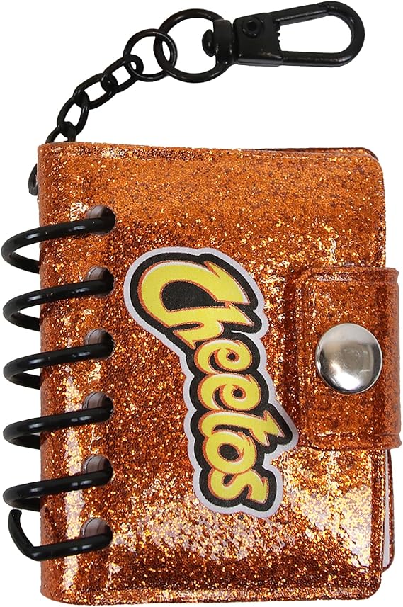 Doritos & Cheetos Mini Composition Notebook Keychain, Clip on Book Keychain for Backpack, 2" x 2.5" Back to School/Work