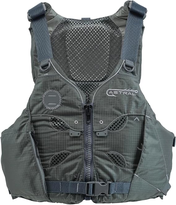 Astral V-Eight Fisher Life Jacket | Adult Life Vest, High-Ventilation USCG Type III PFD for Fishing & Touring