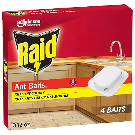 Raid Ant Killer Baits, Indoor Ant Control, Child Resistant, 4 Count