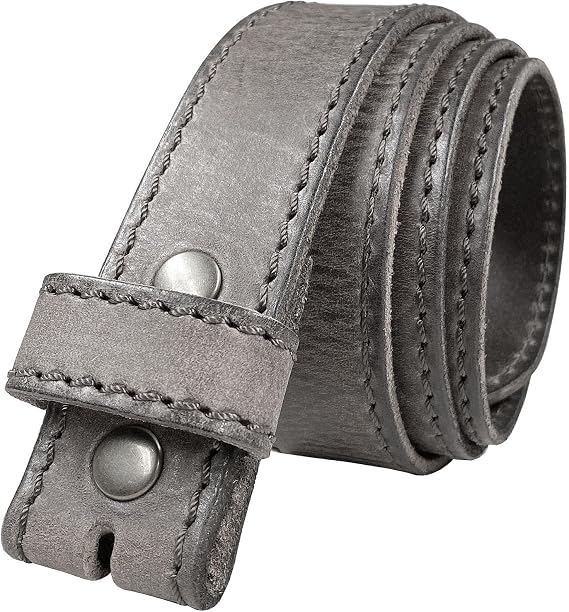 Genuine Leather Casual Jean Belt or Strap 1-1/2"(38mm) Wide & Crazy Horse 1-3/8"(35mm) Wide Belt