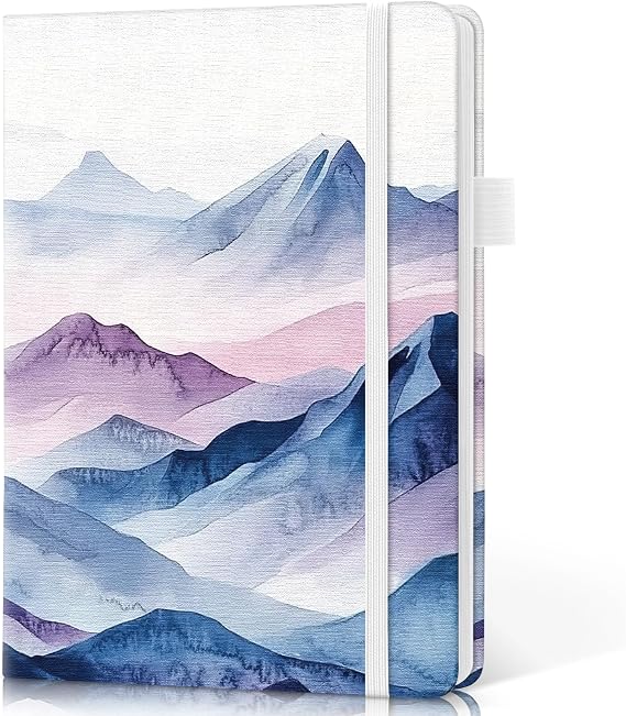 Taja Pretty Lined Journal for Women, Aesthetic Hardcover Leather Journal