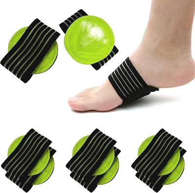 Arch Support Brace, 3 Pairs Compression Cushioned Support Sleeves, Plantar Fasciitis Foot Pain Relief Cushions for Flat Feet, Fallen Arches, Heel Spurs, Sore Feet, Universal Size for Men and Women