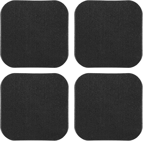 4Pcs Treadmill Mats, Coolrunner High Density Equipment Pads Noise Reduction