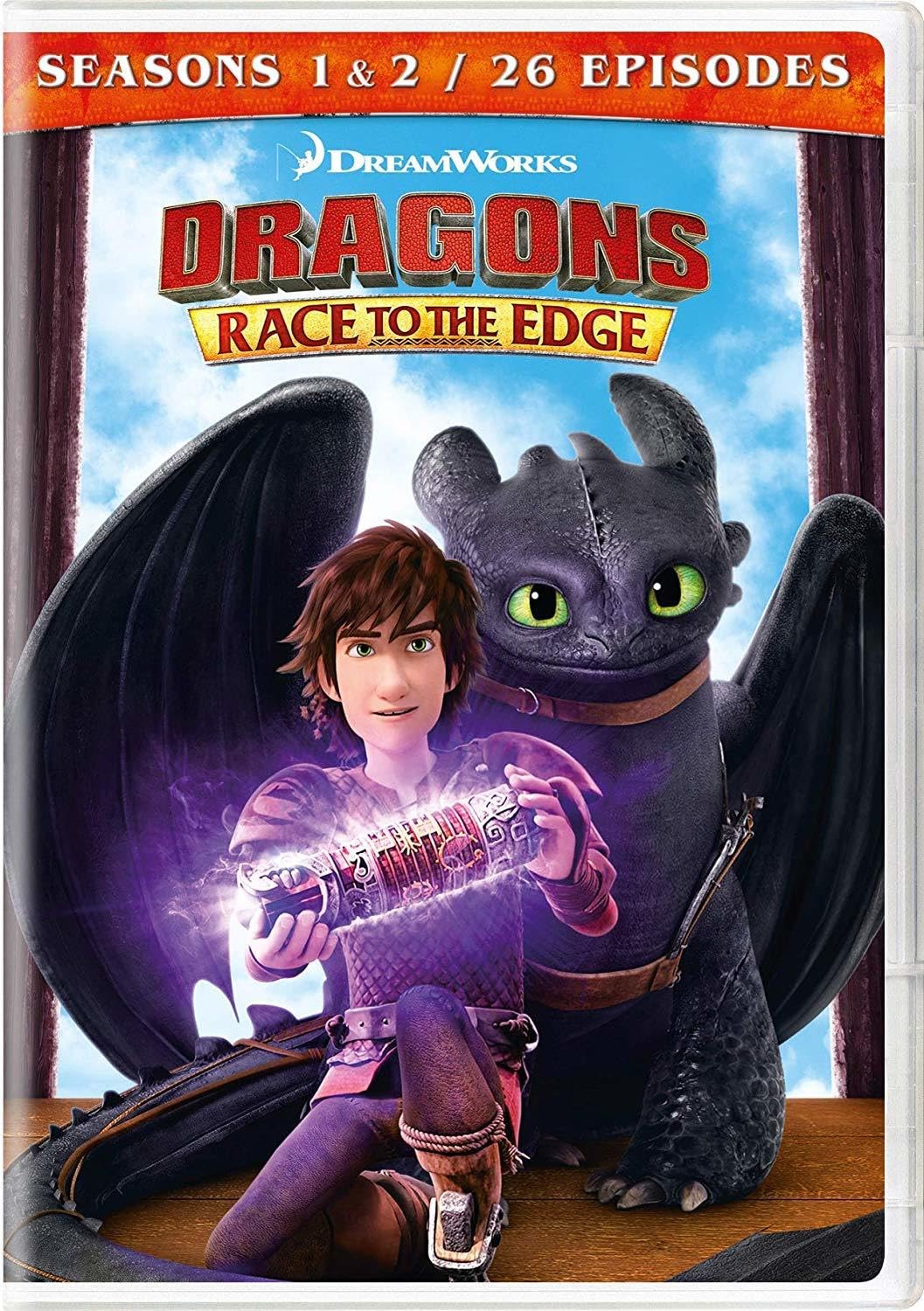 dragons: race to the edge - seasons 1 & 2 4 dvd [edizione: stati uniti] 1 dvd