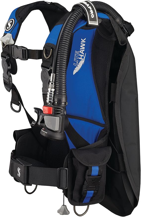 SCUBAPRO Litehawk Diving BCD (Black/Blue)