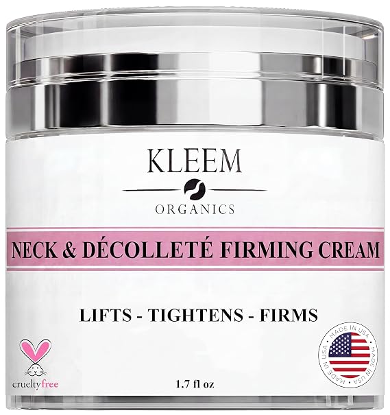 Kleem Neck Firming Cream - Tightening Moisturizer for Sagging Skin