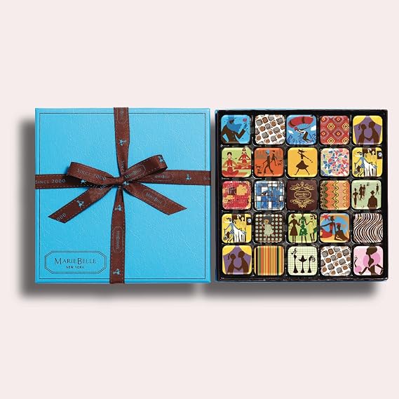 25pc Ganache Blue Box