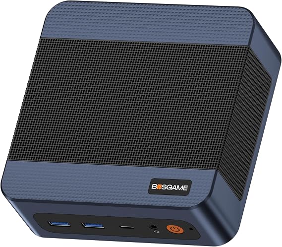 BOSGAME E6 Mini PC, Intel Core 304 12GB LPDDR5x 6400MT/s 512GB SSD,Wi-Fi 7