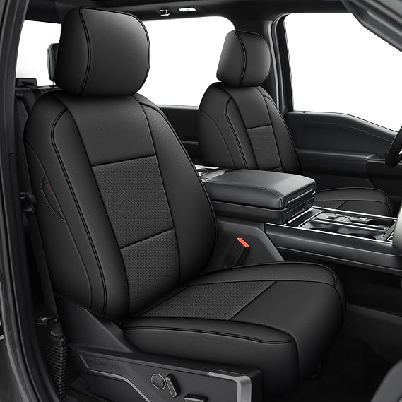 AOMSAZTO Custom Fit Seat Covers for Ford F150 2015-2026 SuperCrew XL/XLT