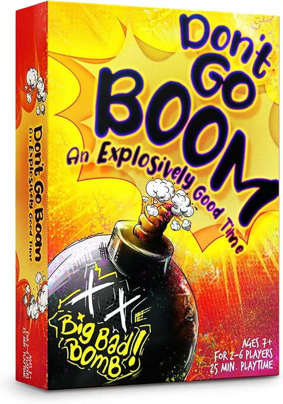 Inspiration Play Dont Go Boom Family Card Game - Simple and Fun Card Game for Kids and Adults (2-6 Players)