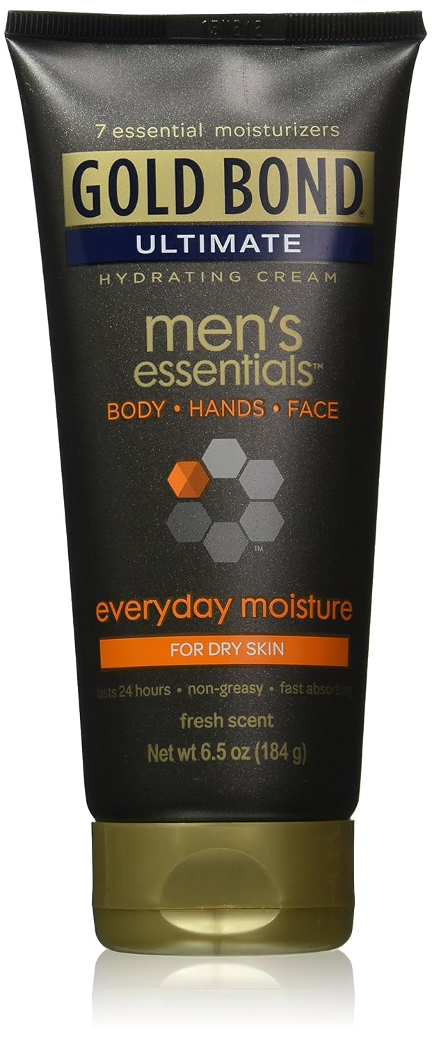GOLD BOND ULTIMATE Men's Essentials Hydrating Cream, 6.5 Oz 1 Pack