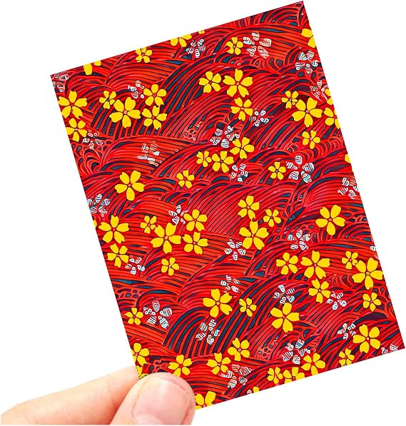 Blood Blossoms Custom Art Card Sleeve (Pack of 100) for MTG Magic FaB EDH Commander FaB PTCG TCG Standard Size Sleeves Kimono Sleeve