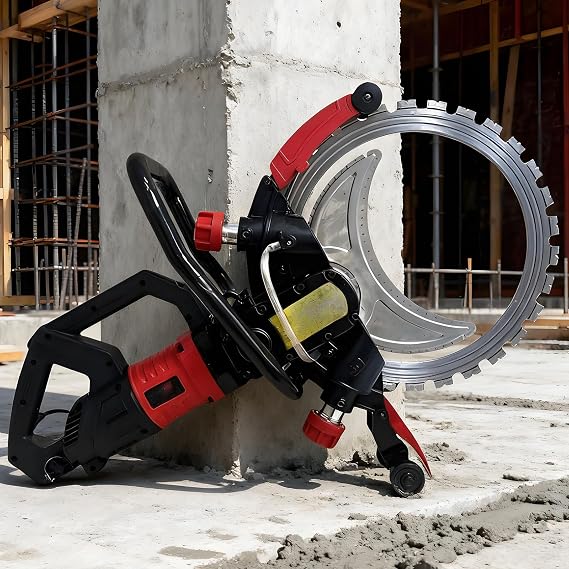 Concrete Wall Groove Saw and Cutting Machine,Portable Concrete Saw,Ing Saw Wall Cutting Machine,High-Speed Dust Suppression Water Supply System SawBlade2-8980