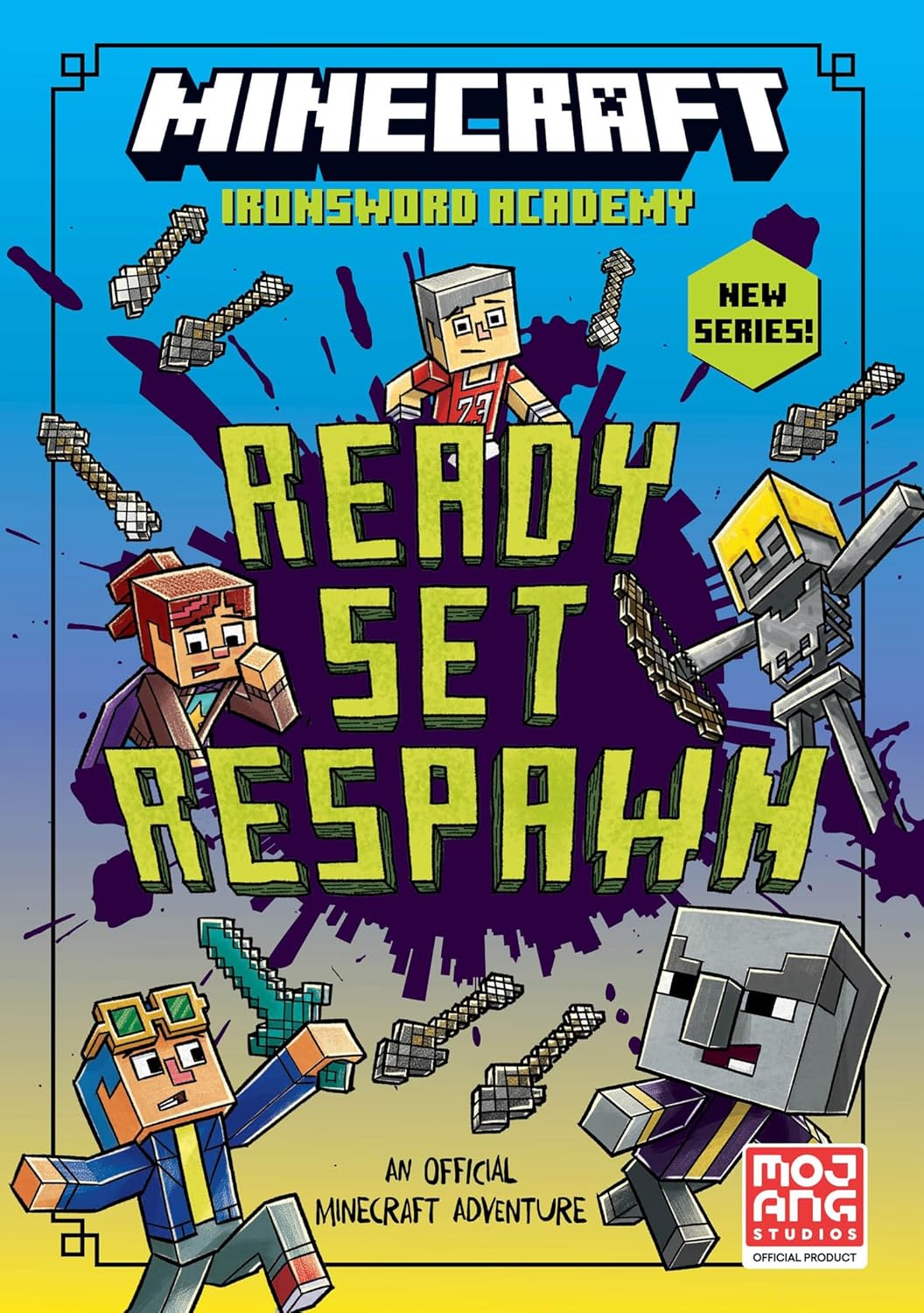 Minecraft: Ready. Set. Respawn!: Book 1 Kağıt Kapak – 4 Temmuz 2024
