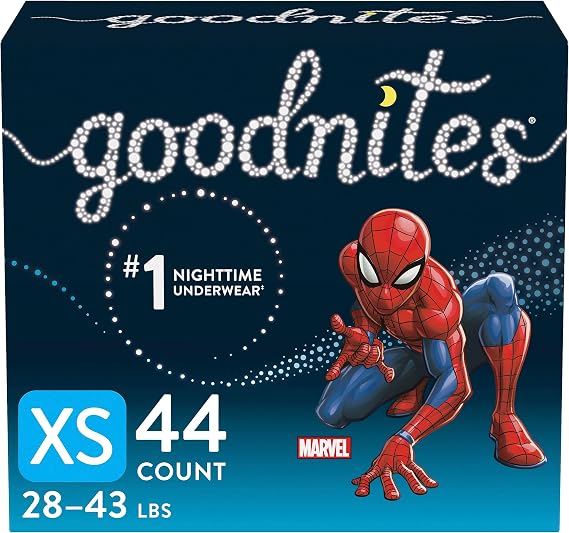GoodNites Goodnites Bedwetting Underwear for Boys, XS, 44 Ct, 4.8 Pound