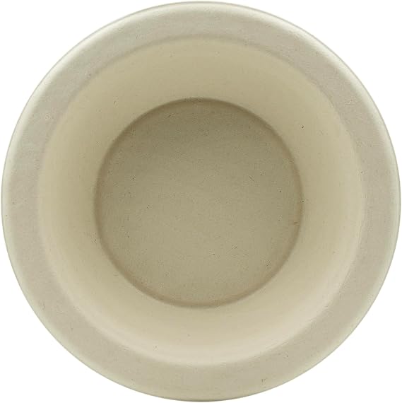 BioGreenChoice 16 oz 500 CT Compostable Fiber Molded Bagasse Bowl, Unbleached, PFAS Free Bulk Case Natural Brown Everyday Tableware