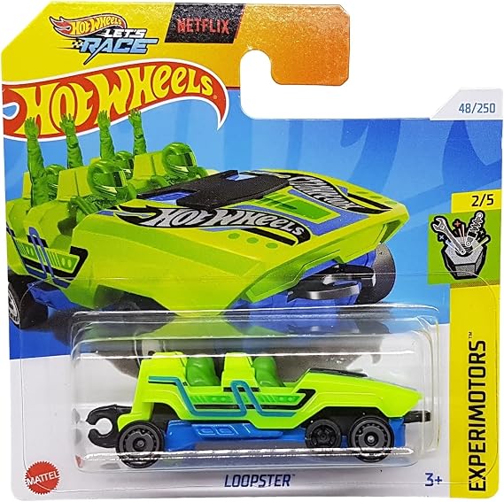 Hot Wheels - Loopster - Experimotors 2/5 - HTF14 - Short Card - Netflix Let's Race - Mattel 2024-1:64