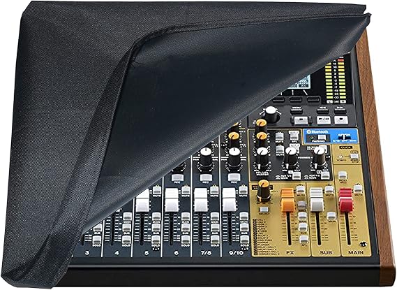 DigitalDeckCovers Dust Cover Compatible With Tascam Model 12 | Digital Multitrack Recorder, Antistatic, Water Resistant, Premium Black Fabric, Protector
