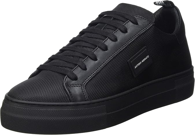 Antony Morato Men's Sneaker Dugger Metal in Nylon E Pelle Oxford Flat