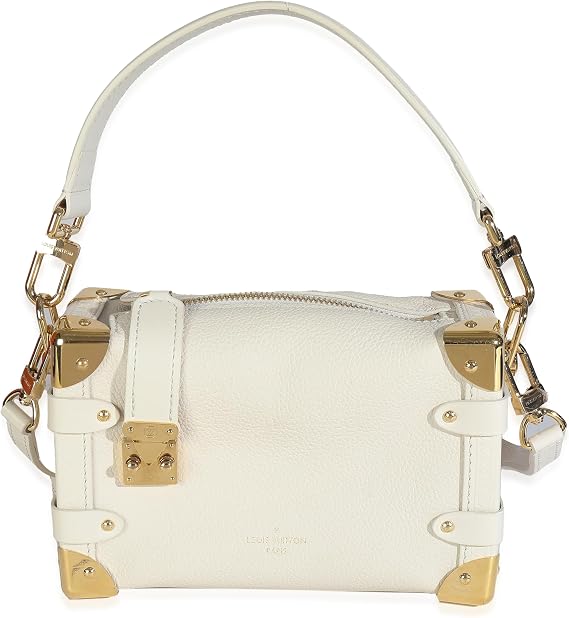 Pre-Loved Side Trunk PM Neutral, White Small