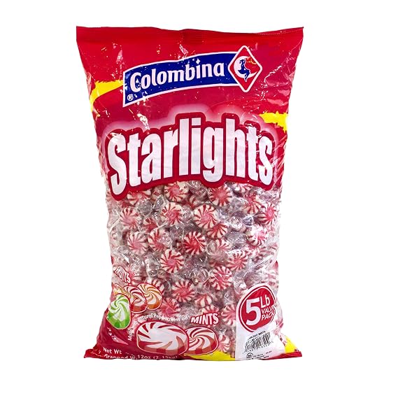 Peppermint Candy Bulk Peppermint Candy, Individually Wrapped Mint Candy, 5 Lb Bag Red and White Stripes Mint Candies, Candy Cane, Bulk Party Candy