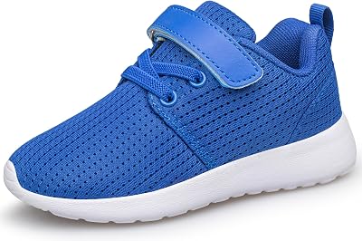 TOEDNNQI Boys Girls Sneakers Kids Lightweight Breathable Strap Athletic Running Shoes for ToddlerLittle KidBig Kid