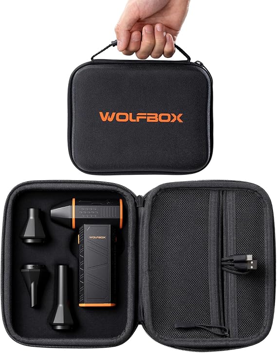 WOLFBOX MF50 Hard Carrying Case, Case Only, Device Not Included, Shockproof