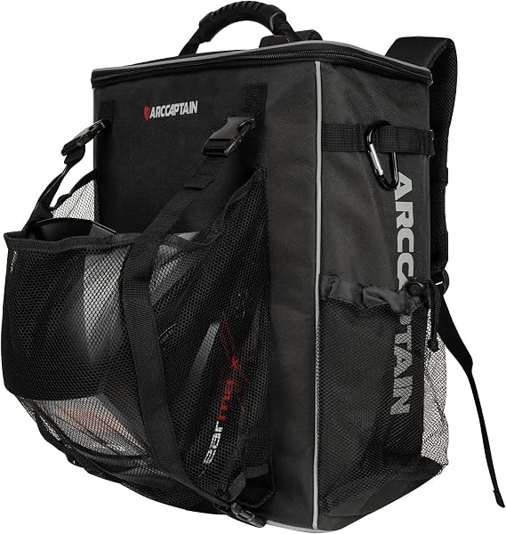 ARCCAPTAIN Welding Tools Backpack, Large Capacity Tactical Welding Helmet Tool Bag Hiking Laptop Outdoor Multipurpose Backpacks for Men women, Ultra Light and Black