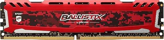 Crucial 4GB, Ballistix 288-pin DIMM, DDR4 PC4-19200,