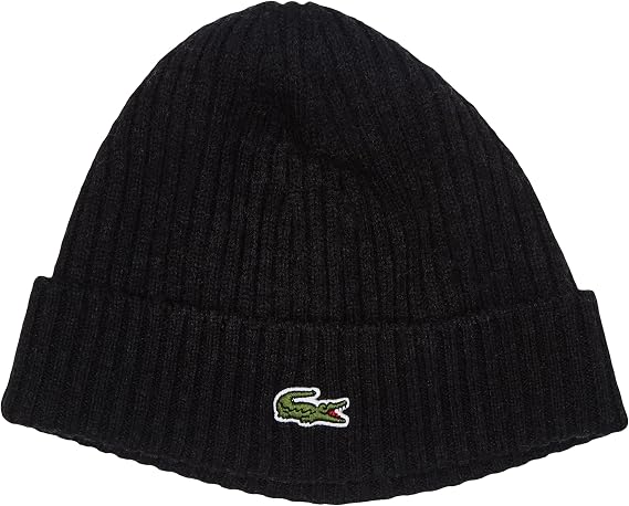 Lacoste Men's Solid Wool Beanie Beanie Hat