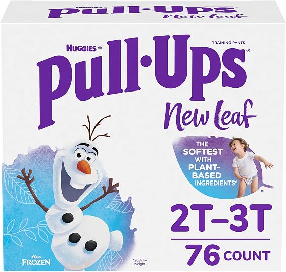 Pull-Ups New Leaf Boys' Disney Frozen Potty Training Pants, 2T-3T (16-34 lbs), 76 Ct