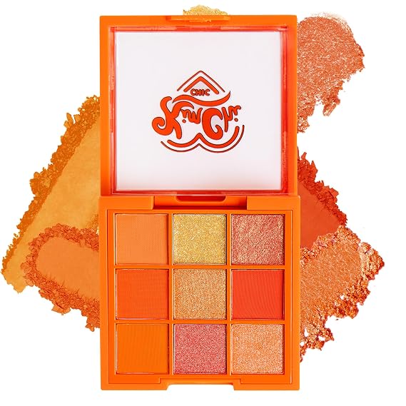 Kimchi Chic Beauty Citrus Queen Shadow Palette Orange-Tone Makeup Palette