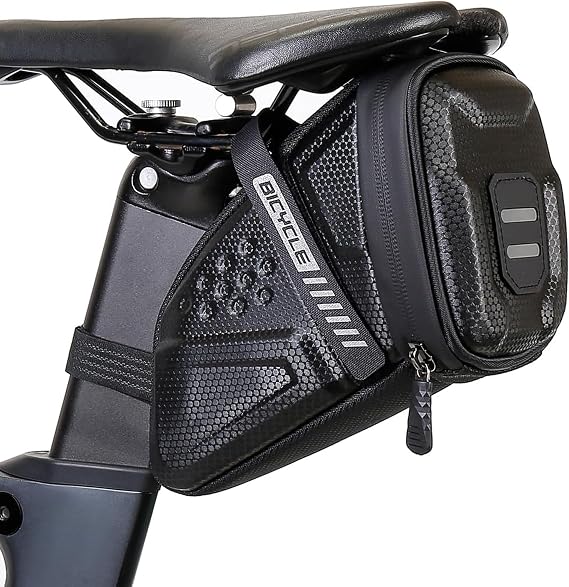 bike saddle bag,EVA hard shell waterproof bike bag, Bike seat bag