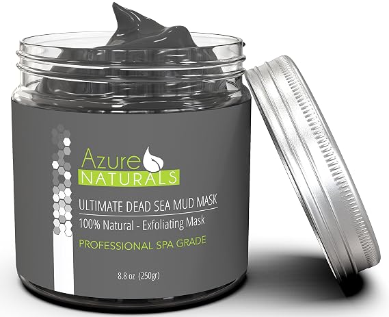 ULTIMATE Dead Sea Mud Facial Mask 100% Pure Spa Size, Skin Cleanser, Clarifier, Detoxifier, Restorative Anti-Aging Mask Improves Overall Complexion, Aids in Reducing Acne and Blemishes