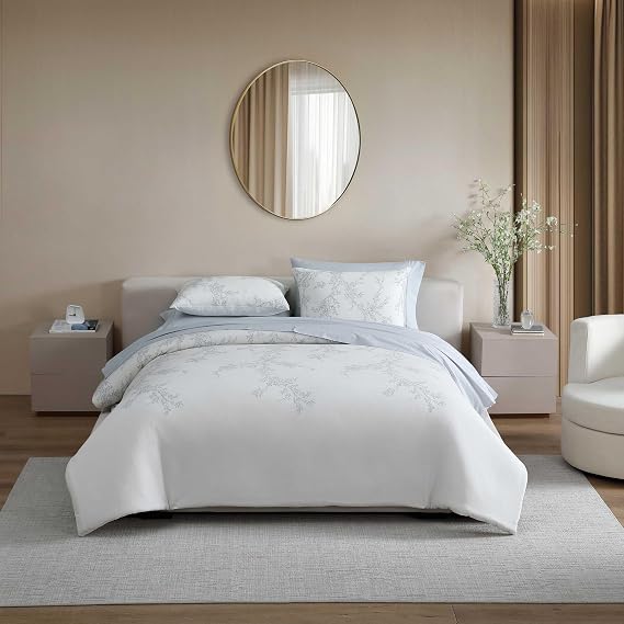Vera Wang - King Duvet Cover Set with Shams, Soft & Lightweight Bedding