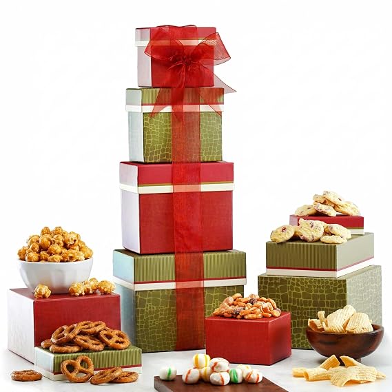 Broadway Basketeers Thank You Gift Basket Send Your Appreciation with This Beautiful Display Basket. Enjoy the Large Assortment of Sweets and Savory Treats, Perfect for Mom Dad Friends