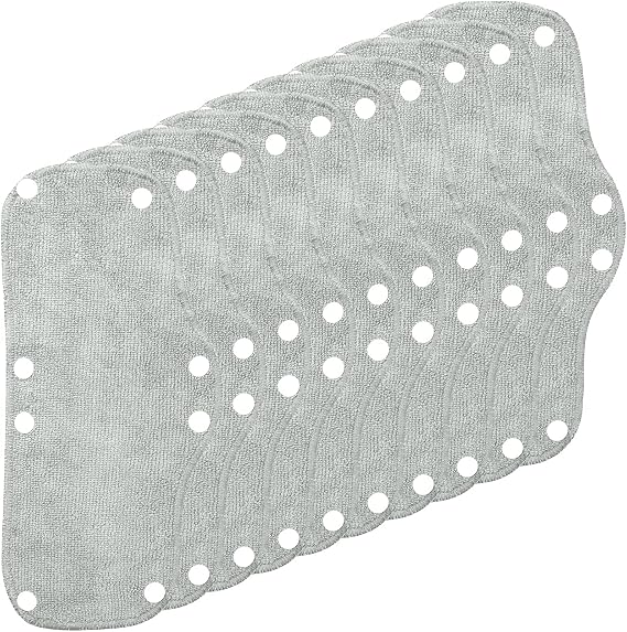 10 Pcs Hard Hat Sweatband, Cotton Hard Hat Liner Reusable Hardhat Sweatbands Washable Absorber Terry Cloth Snap On Sweat Band